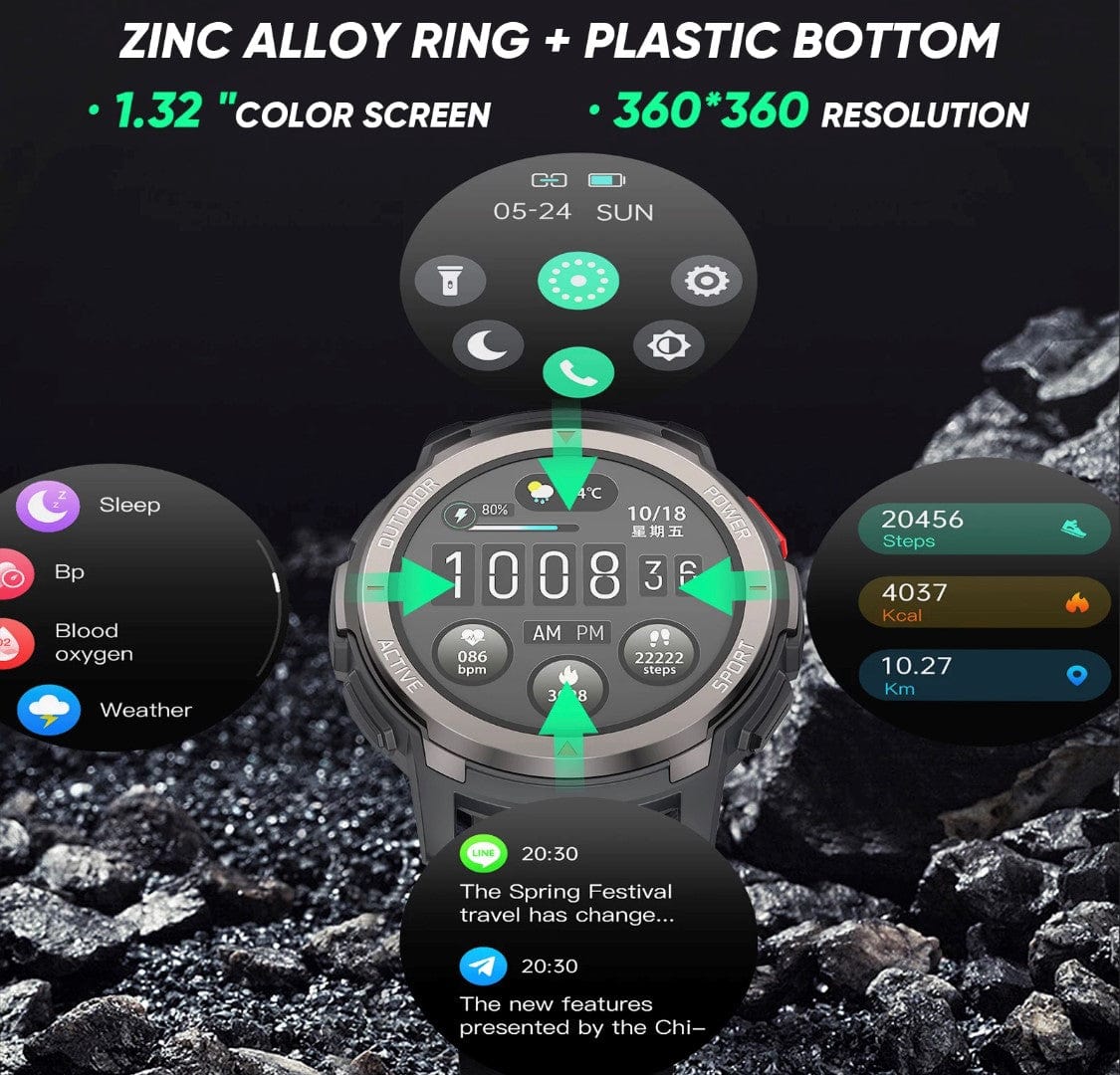 Smart Watch South Africa Watches Black SENBONO MAX 10 Black