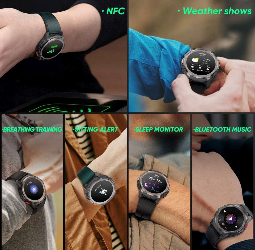 Smart Watch South Africa Watches Black SENBONO MAX 10 Black