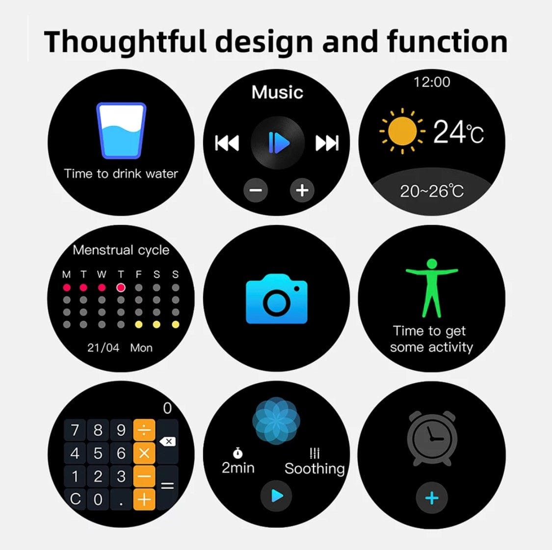 Smart Watch South Africa Watches Black SENBONO Max 16 Black