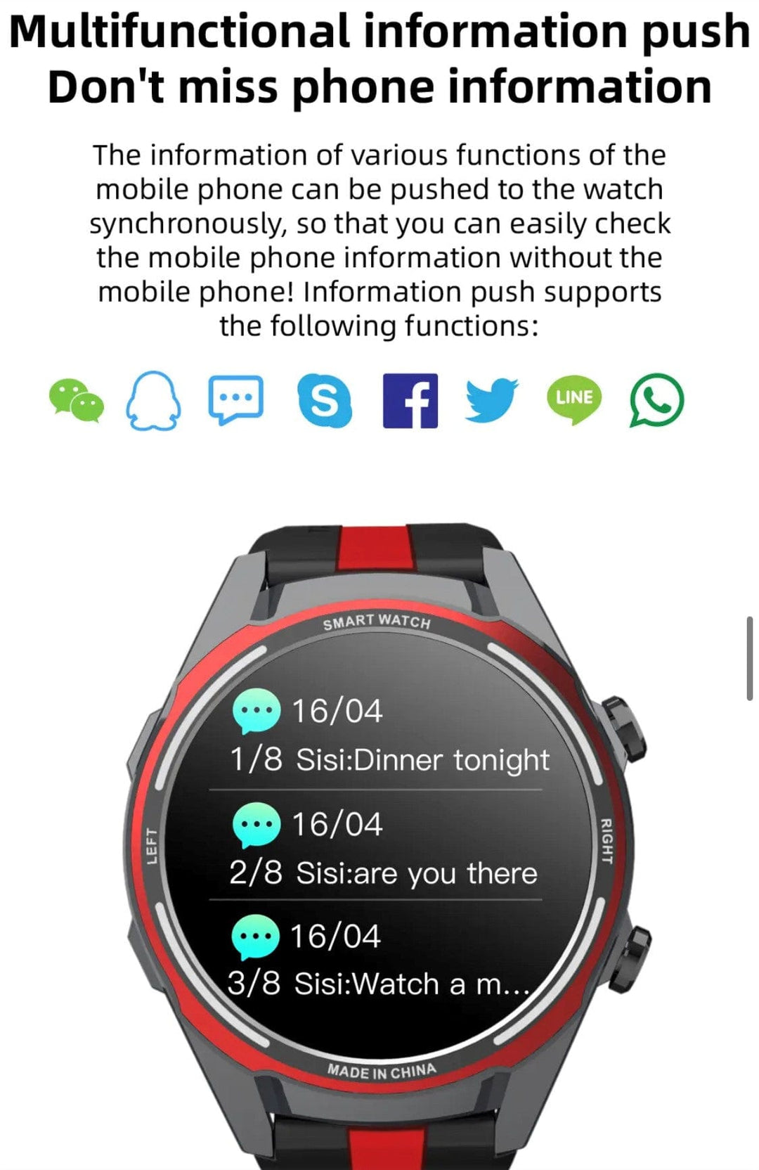 Smart Watch South Africa Watches Black SENBONO Max 16 Black