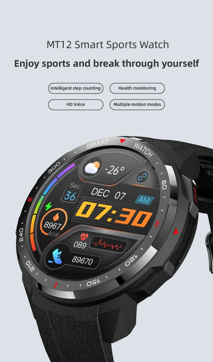 Smart Watch South Africa Watches BLACK SENBONO MT 12 BLACK