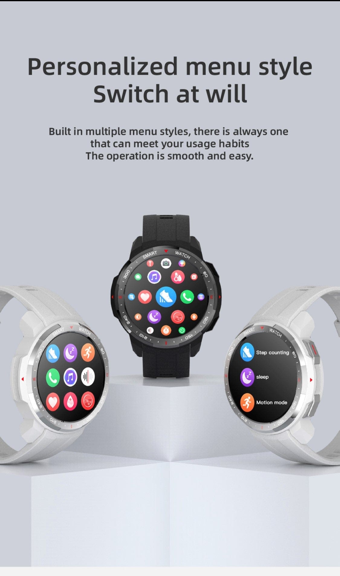 Smart Watch South Africa Watches BLACK SENBONO MT 12 BLACK