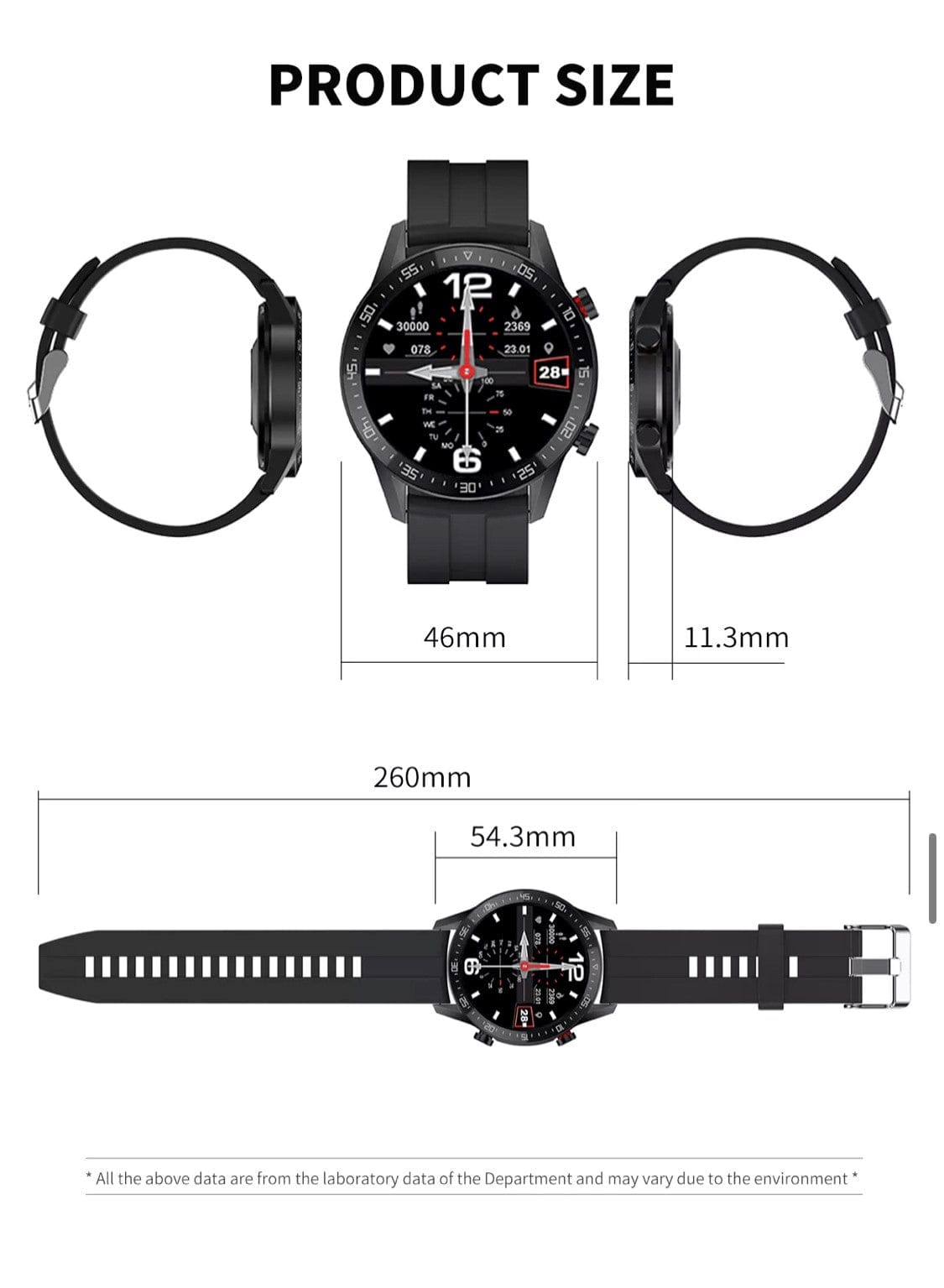 Smart Watch South Africa Watches Black SK7 Plus Smart Watch Black