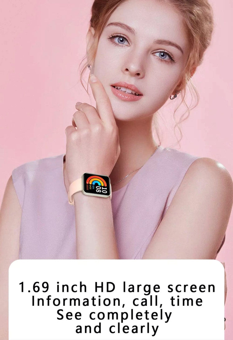 SMARTOBY 1.69 Inch HD Black Extra Straps