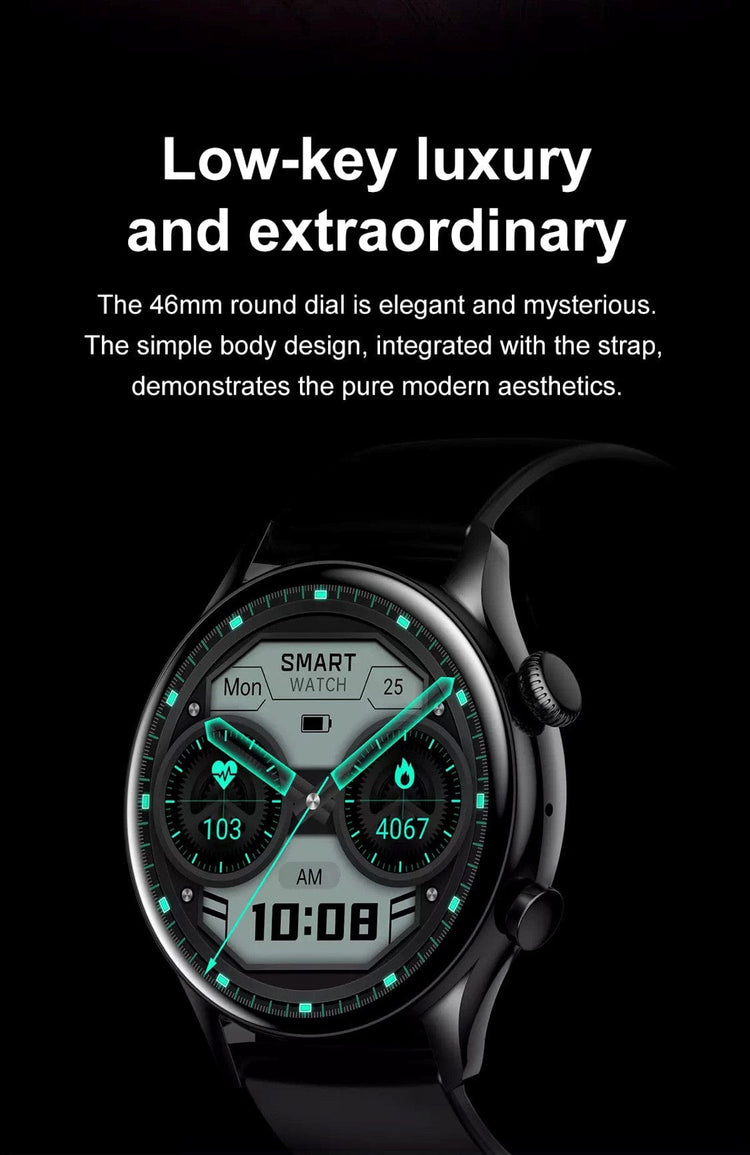 Smart Watch South Africa Watches Black Smartoby Amoled SK8 Pro Smart Watch Black --Extra leather Strap included