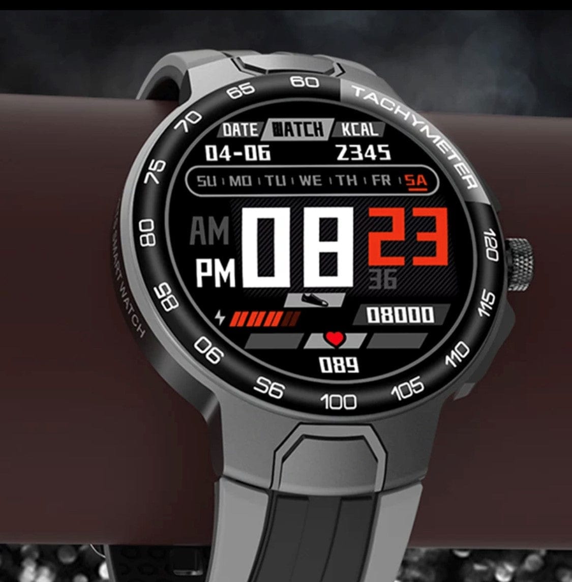 SMARTOBY E15 Black Sports Smart Watch