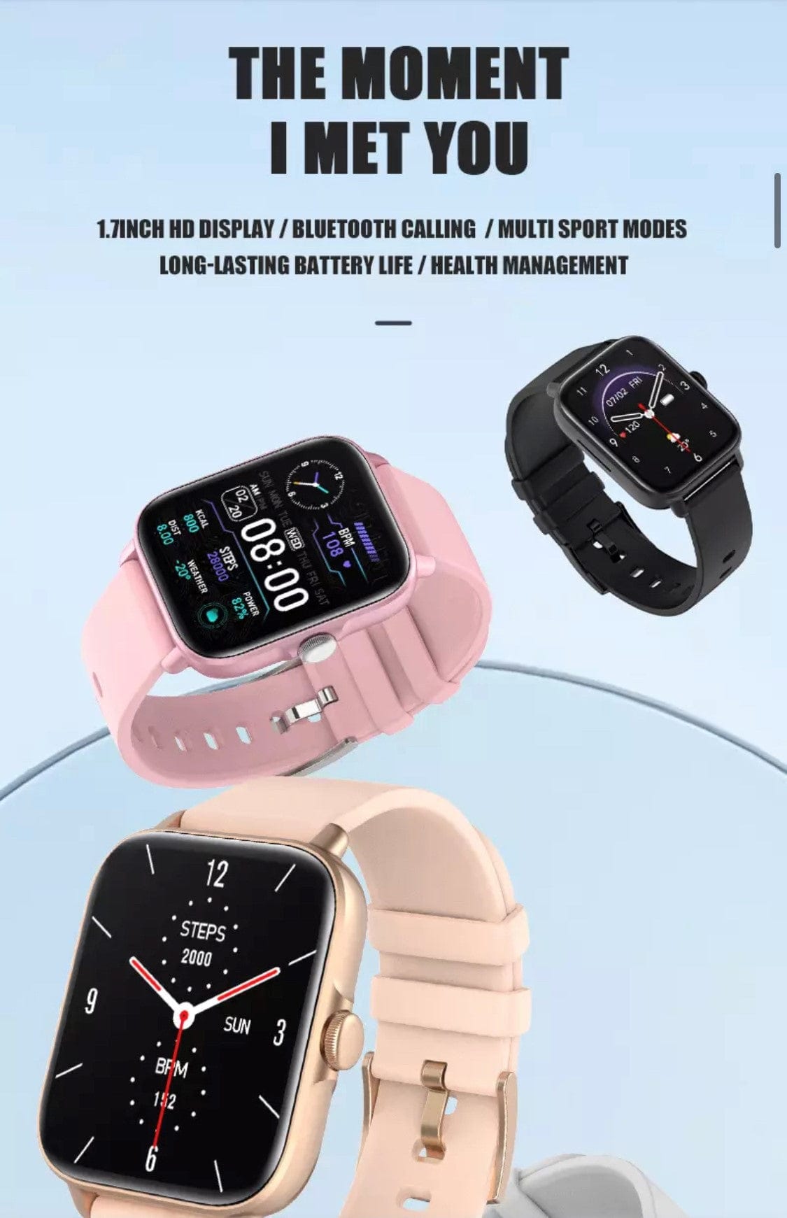 Smart Watch South Africa Watches Black Smartoby P28 Plus Black with Bluetooth Calling -- Extra Straps Availible