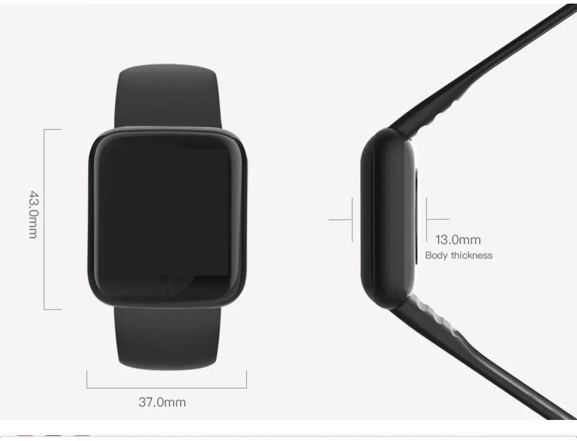 Smart Watch South Africa Watches Black Y68 Smart Watch Black