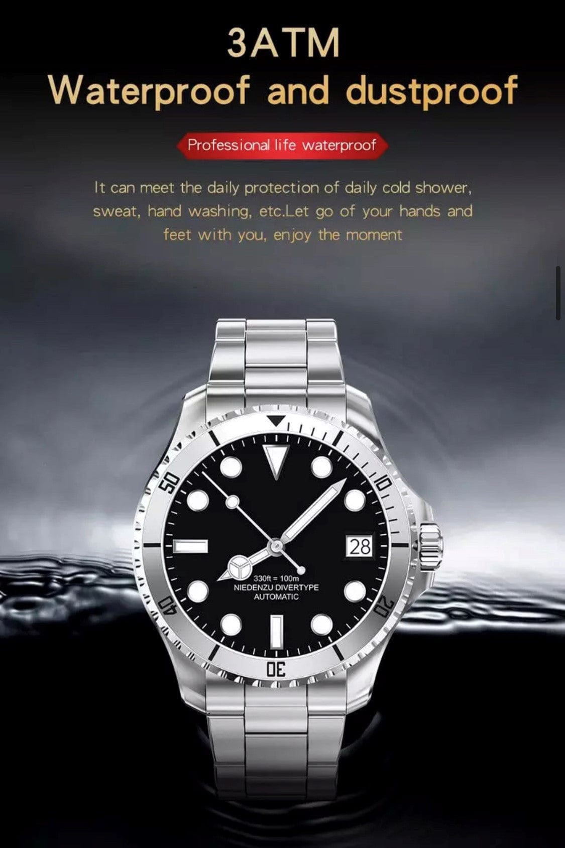 Smart Watch South Africa Watches Blue & Red SHOC II Business Smart Watch Blue & Red Extra Stainless steel silver straps availible.