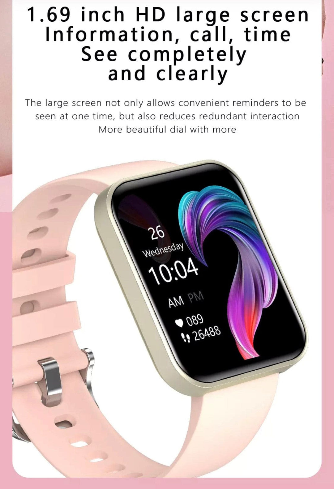 Smart Watch South Africa Watches Blue SMARTOBY 1,69 Inch HD Blue Exra Straps Availible