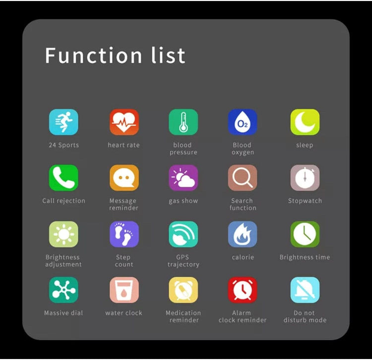 SMARTOBY E15 Blue Sports Smart Watch