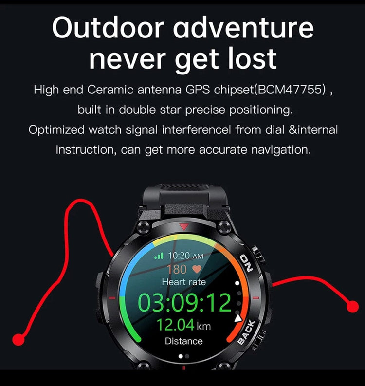 Smart Watch South Africa Watches Gray SENBONO K37 Gray