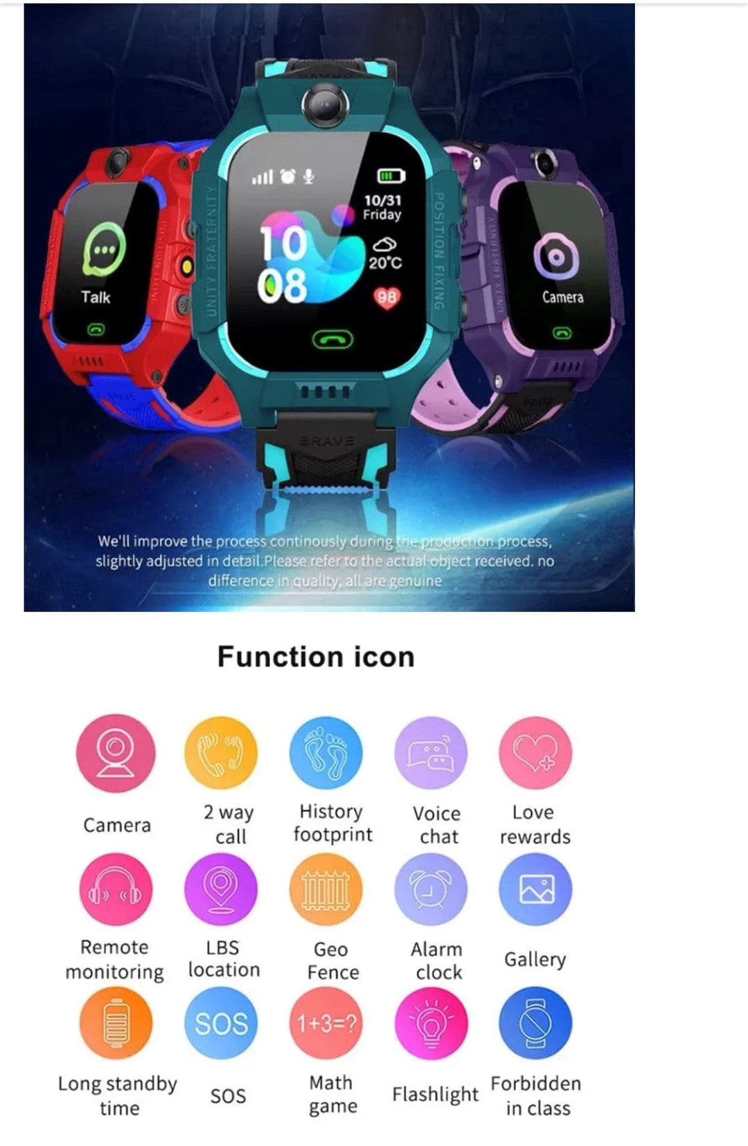 Smart Watch South Africa  Watches Green Q19 Smart Watch For Kids Green