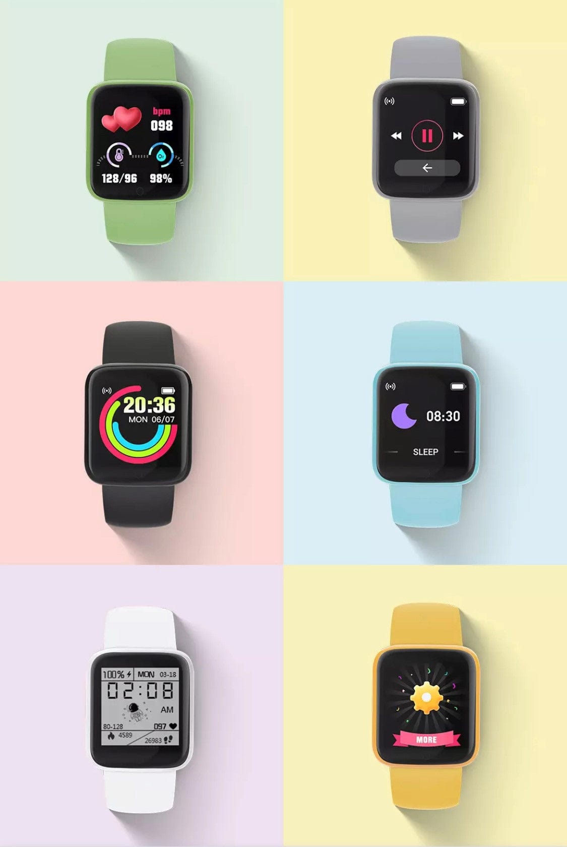 Smart Watch South Africa Watches Green Y68 Smart Watch Green