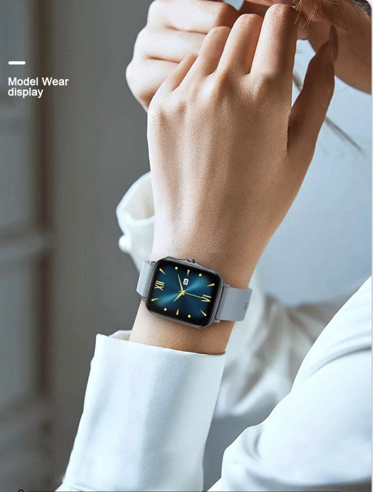 Smartoby P8 Max Light Gray Smart Watch with BT Call - Smart Watch SA