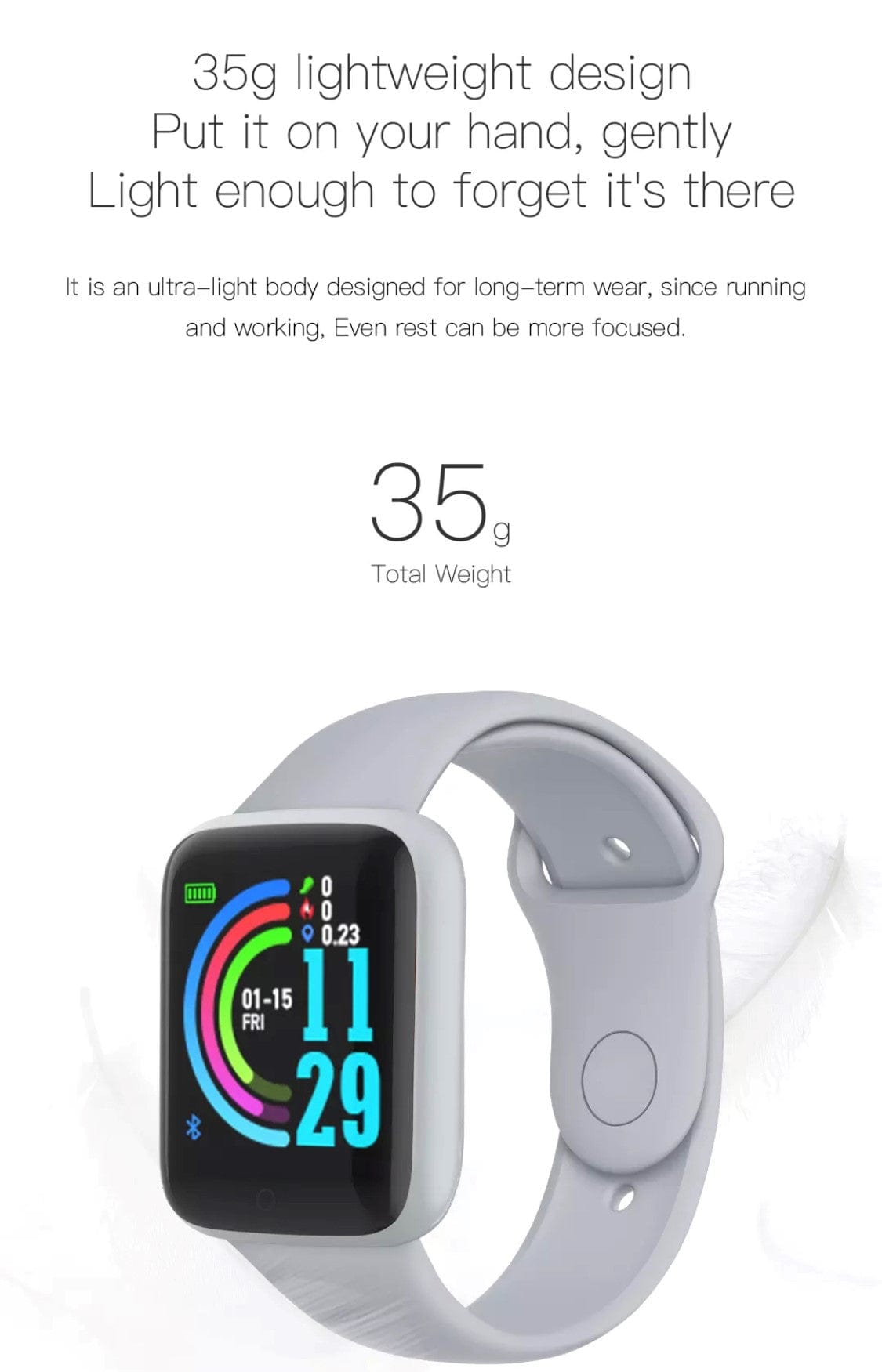 Smart Watch South Africa Watches Macron Gray Y68 Smart Watch Macron Gray