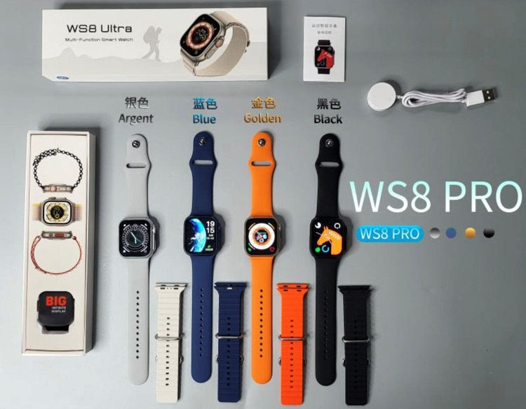 Smart Watch South Africa Watches Orange WS 8  Pro Ultra Orange + free Bubble Strap