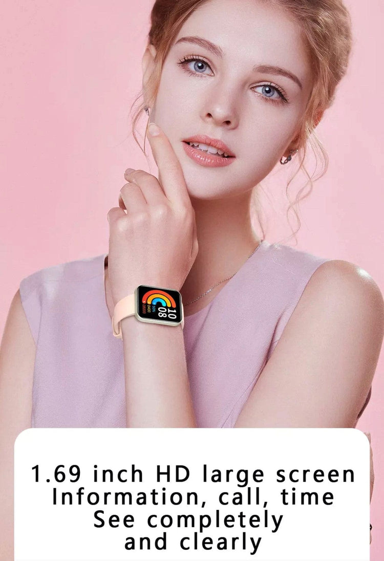 Smart Watch South Africa Watches Pink SMARTOBY 1,69 Inch HD Silver Extra Straps Availible