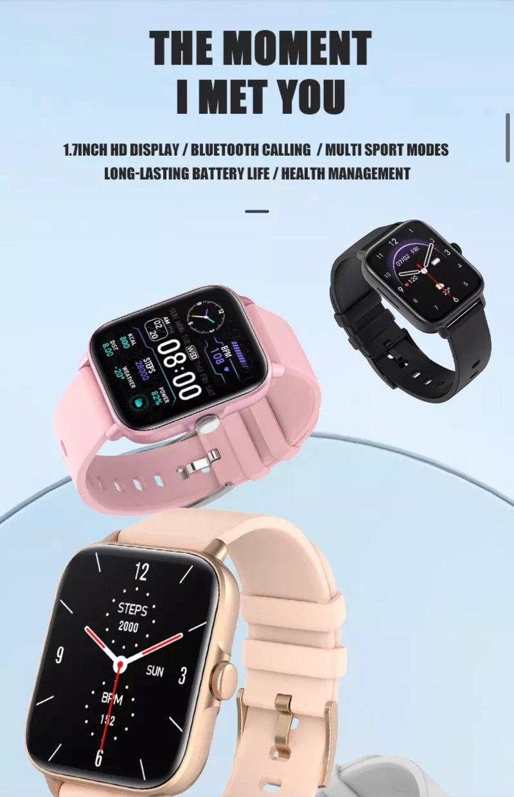 Smart Watch South Africa Watches Pink Smartoby P28 Plus Pink with Bluetooth Calling  -- Extra Straps Availible