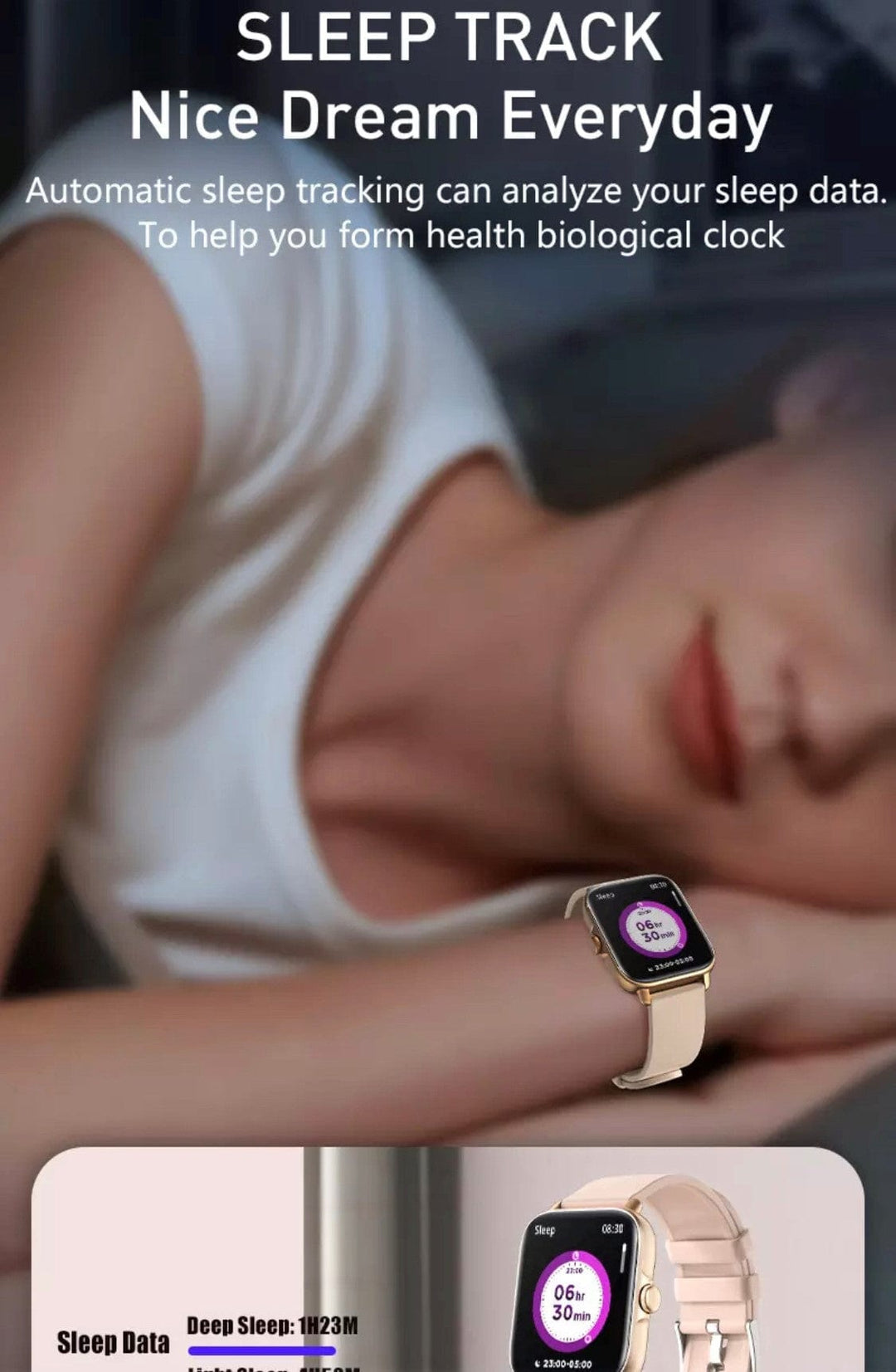 Pink Plus Smart Watch with BT caliing - Smart Watch SA