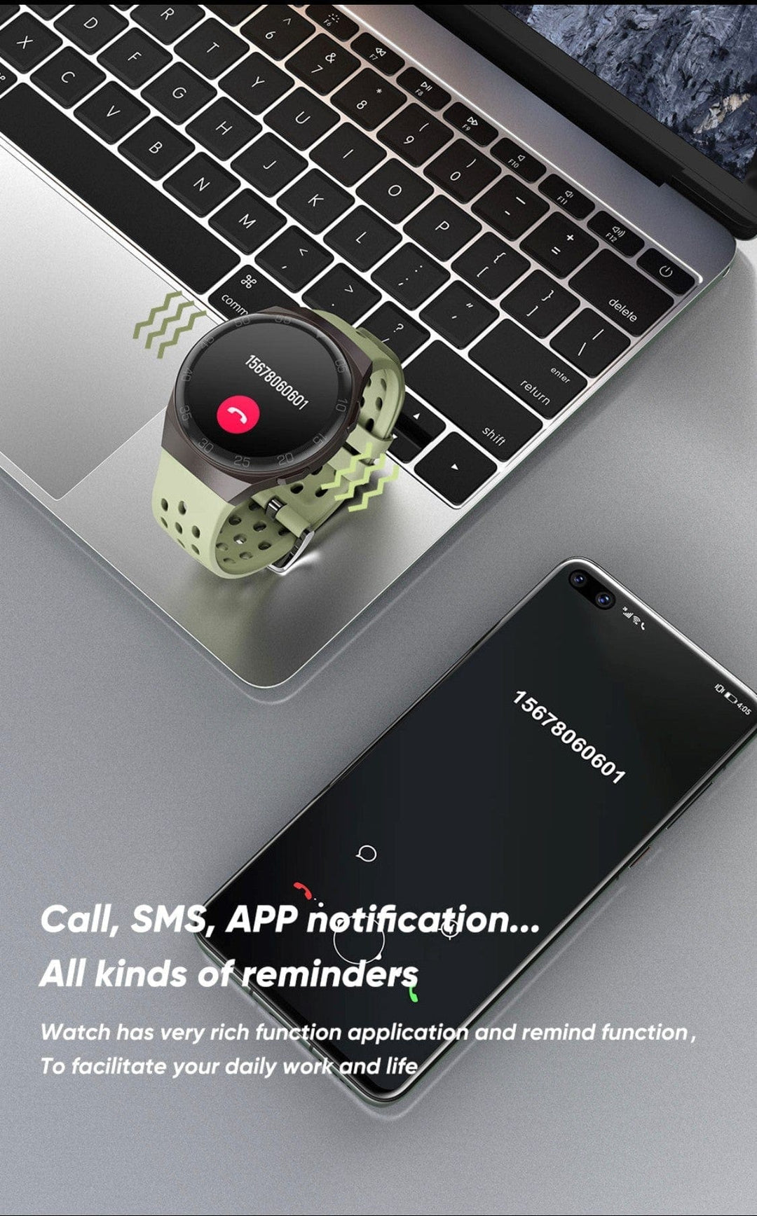 Smart Watch South Africa Watches Red SENBONO MAX1 GREEN