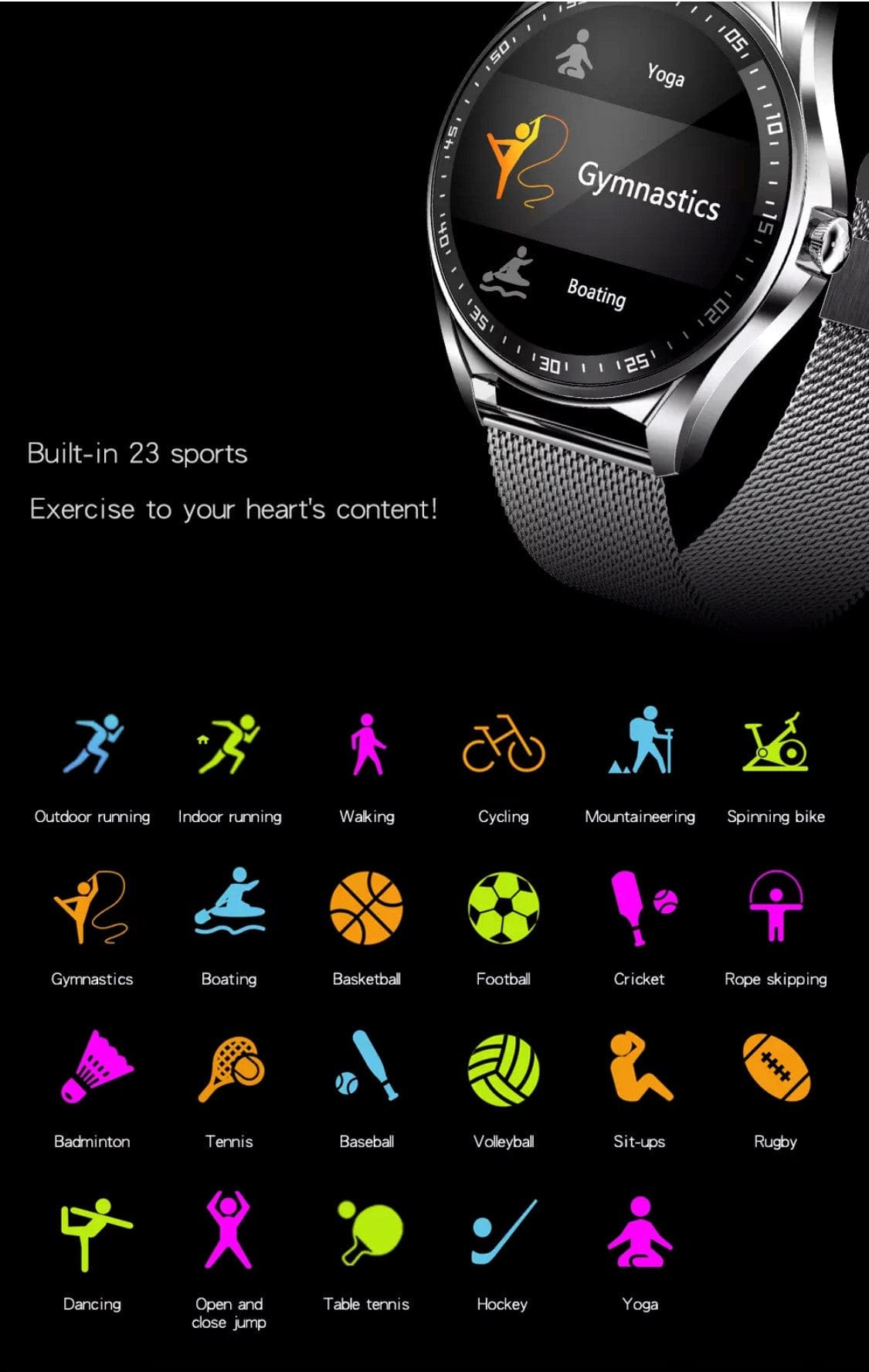 Smart Watch South Africa Watches Silver & Black Silicone SMARTOBY High End Business Silver And Black Silicone