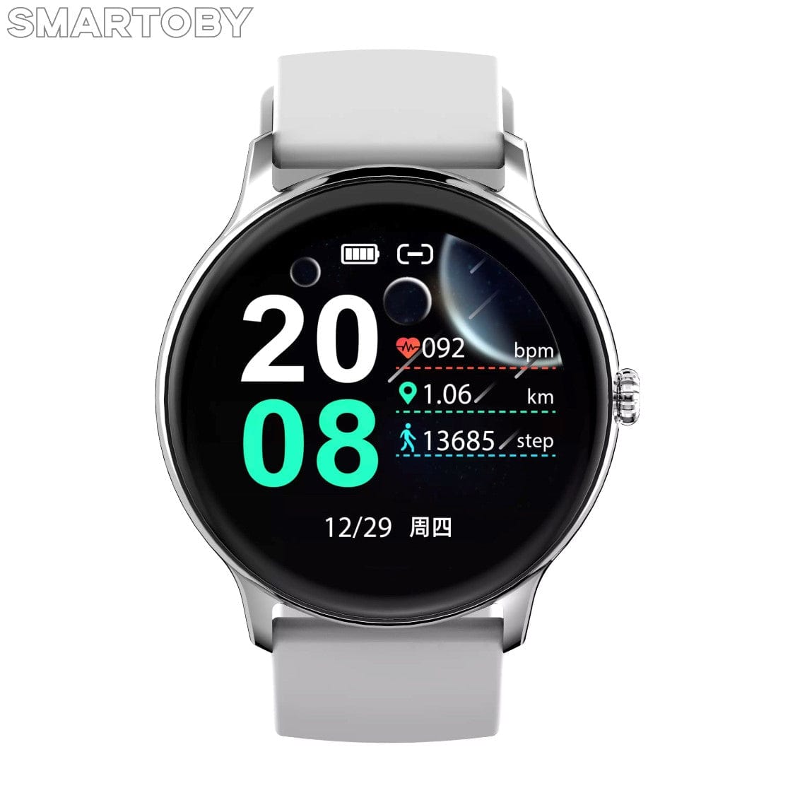 Smart Watch South Africa Watches Silver Smartoby Dafit i10 BT Call Smart Watch Silver