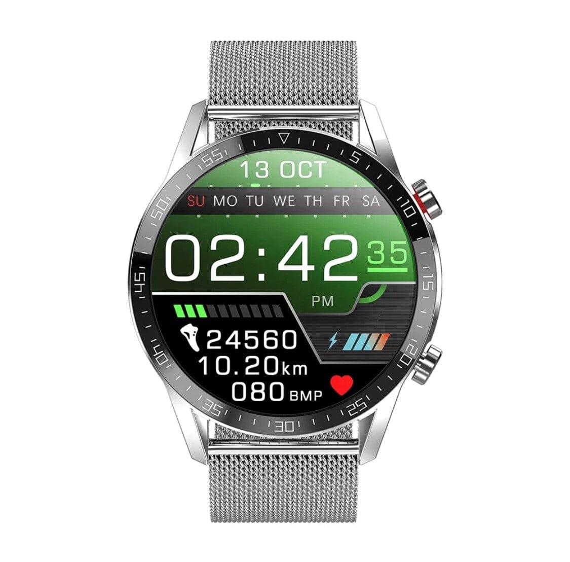 Smart Watch South Africa Watches Silver Smartoby L13 High End Smart Watch Silver-- Extra Straps Availible