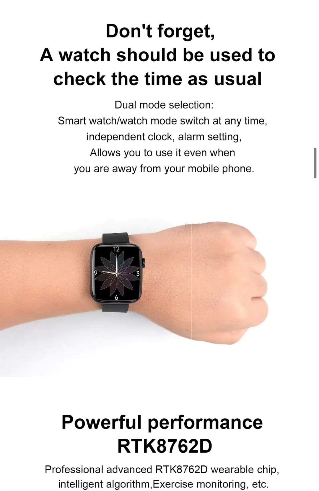 Smart Watch South Africa Watches Silver Smartoby WearPro Series 7 Silver Extra Straps Availible