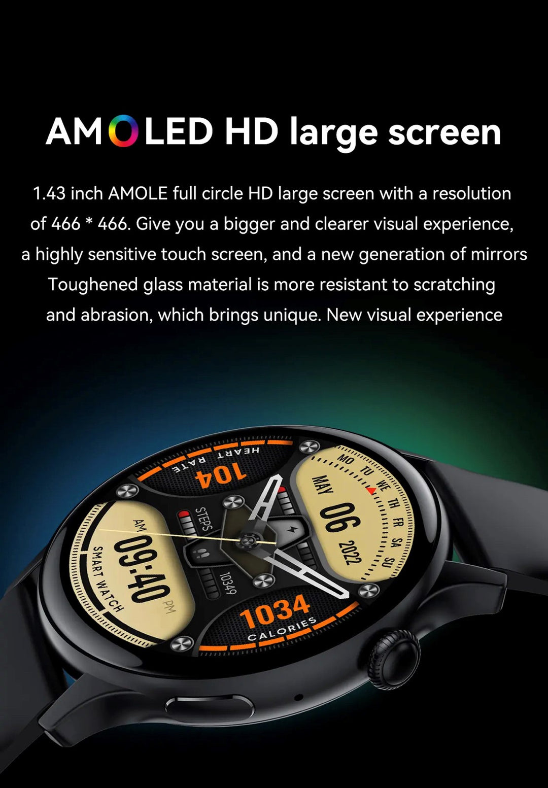 Smartoby Amoled BT Smart Watch