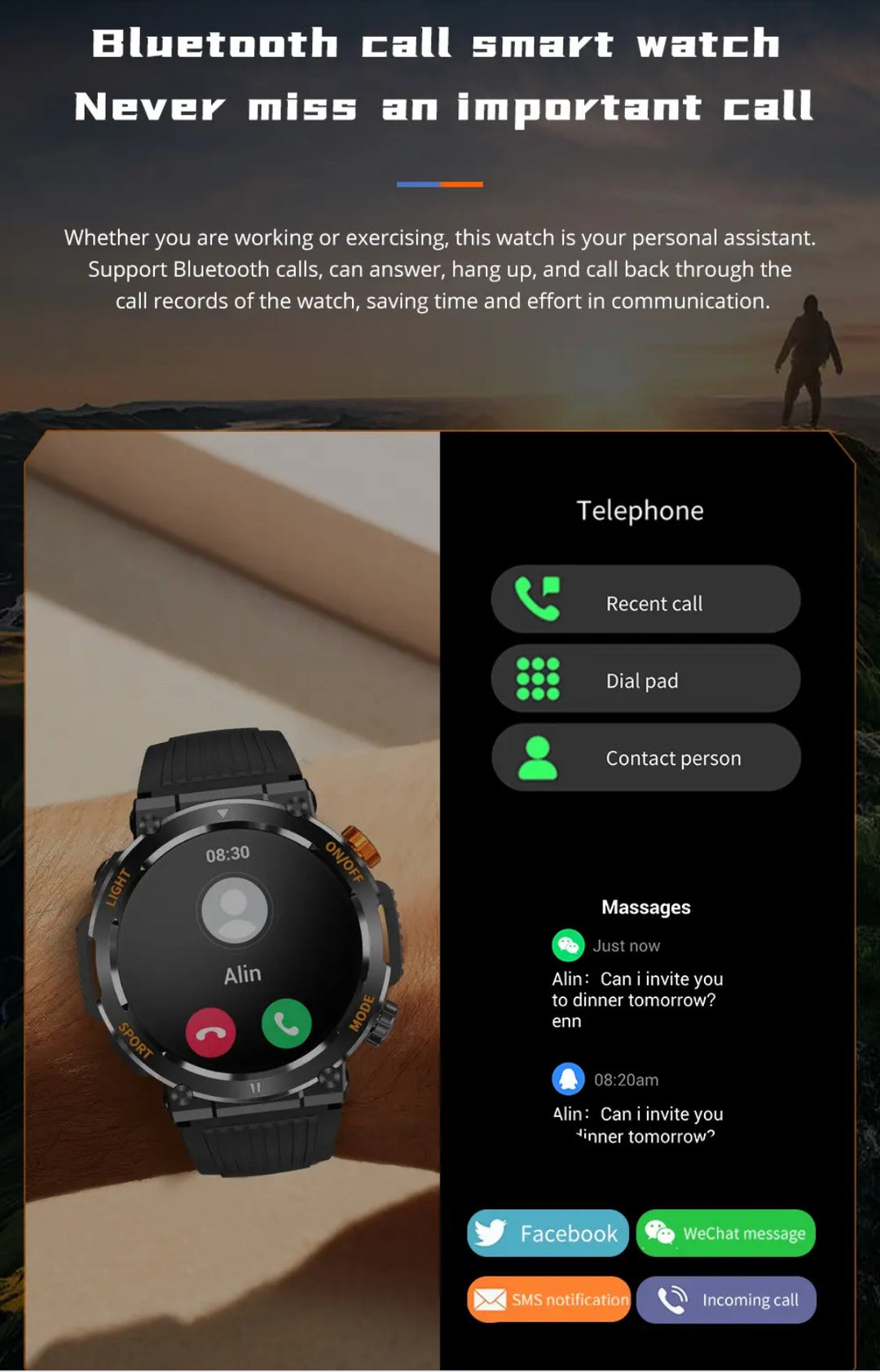 Colmi V68 Black Smart Watch- Smart Watch South Africa