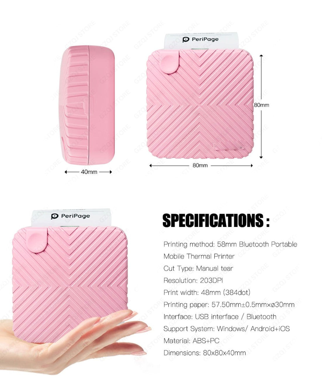 LYH - P6 Thermal Line Printer-Smart Watch South Africa