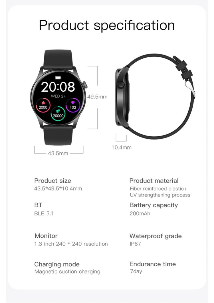 COLMI SKY 8 With Music - Pink Gold-Smart Watch South Africa