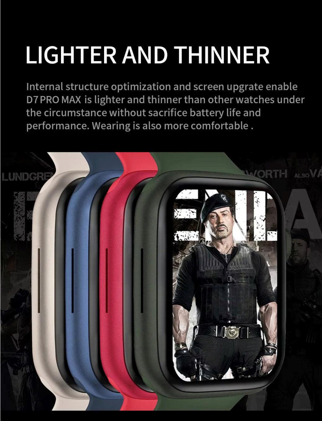 D7 Pro Max Red Smart Watch South Africa
