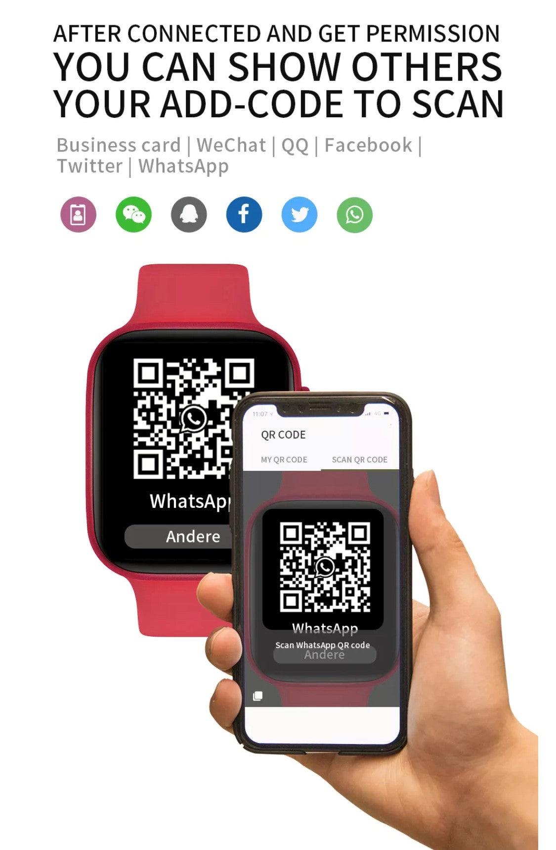 D7 Pro Max Red Smart Watch South Africa