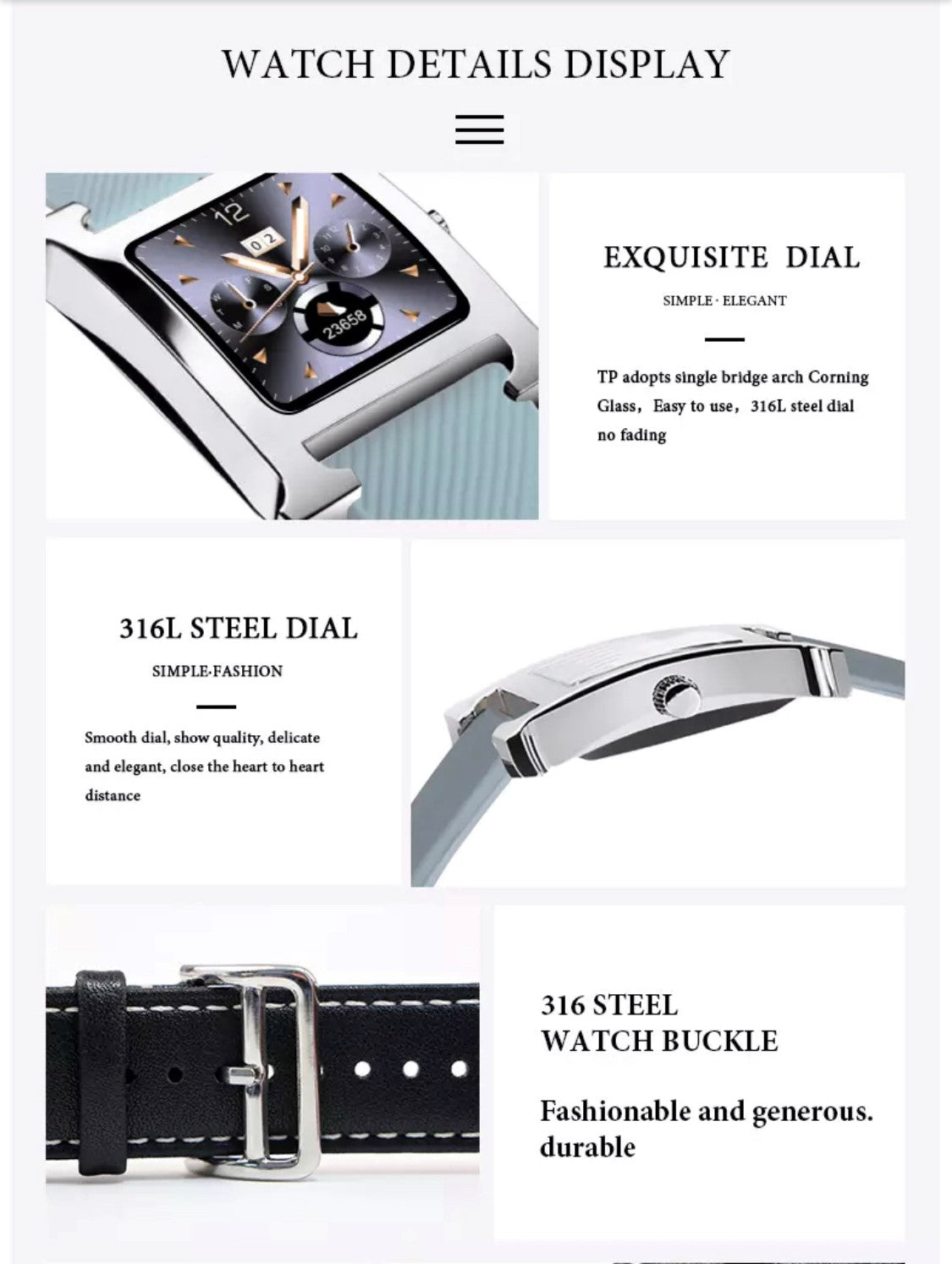 MOMIX H1 Black Smart Watch South Africa