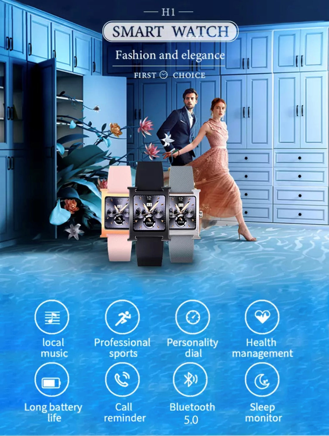 MOMIX  H1 Gold Smart Watch South Africa