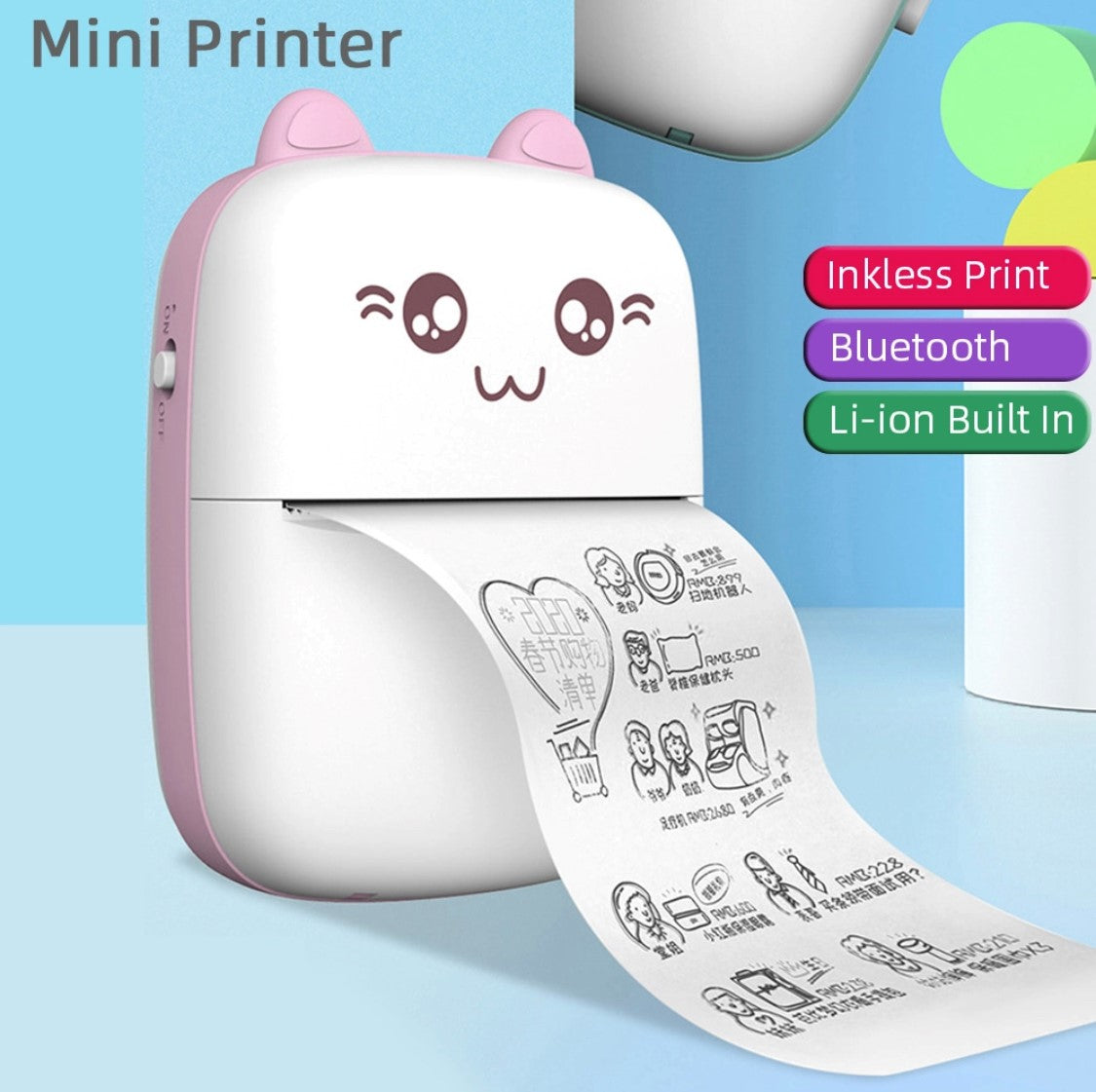 Hand Mini Printer-Smart Watch South Africa 