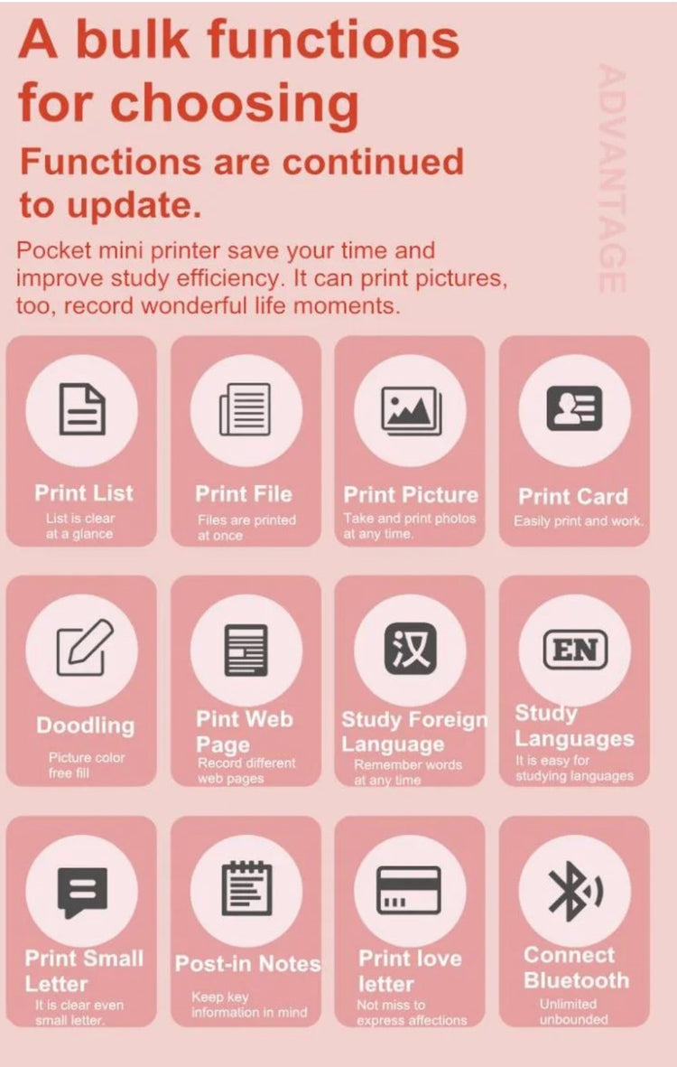 Hand Mini Printer-Smart Watch South Africa