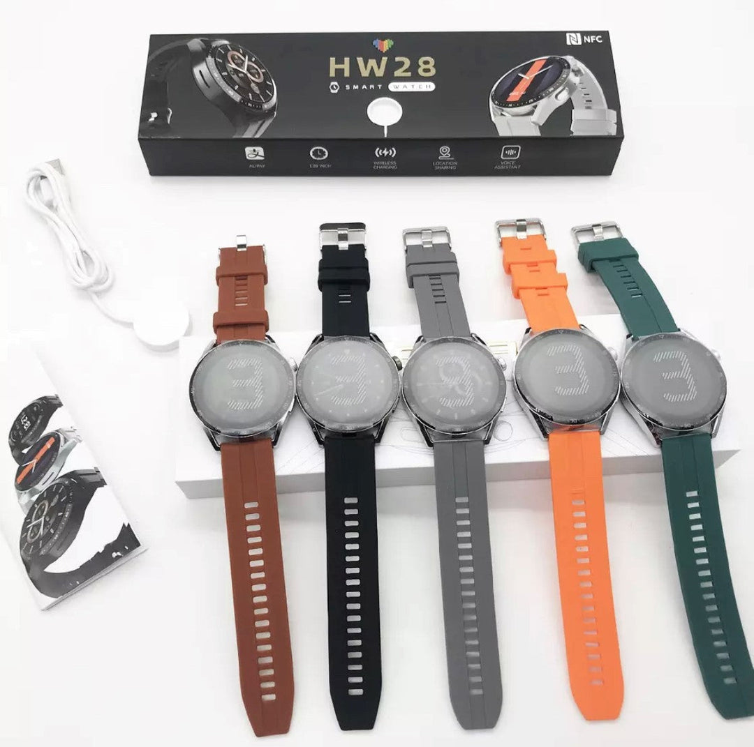 HW28 Smart Watch Brown Tan Smart Watch South Africa