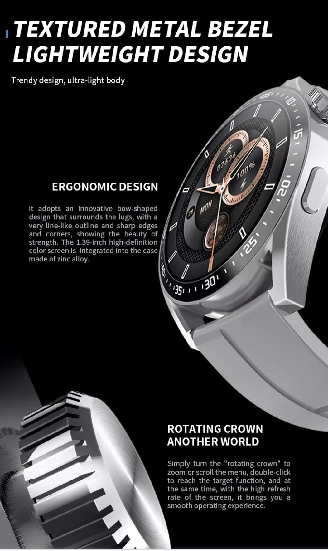 HW28 Smart Watch Brown Tan Smart Watch South Africa