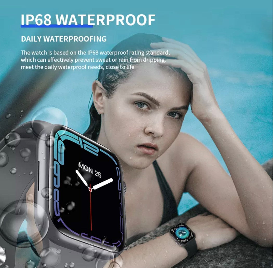 HW 37 Plus  Blue-- Verious Colour Straps Availible at R70 each. Smart Watch South Africa