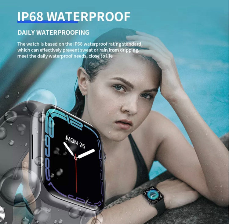 HW 37 Plus  Blue-- Verious Colour Straps Availible at R70 each. Smart Watch South Africa