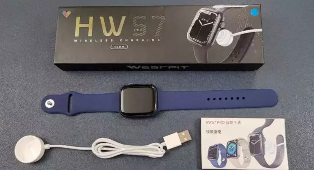 HW 57 Pro Blue -- Verious Strap Colours Availible at R68 Each Smart Watch South Africa