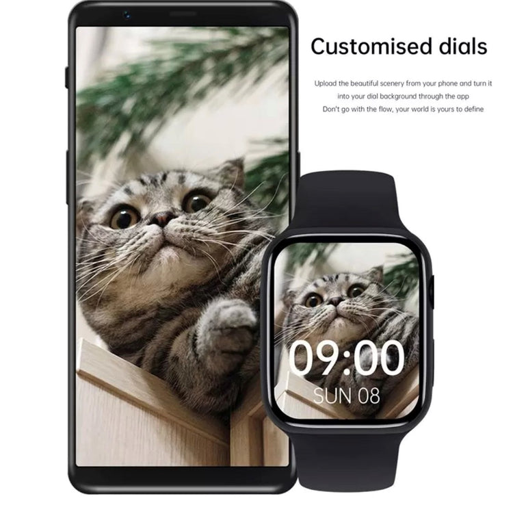 HW 57 Pro Blue -- Verious Strap Colours Availible at R68 Each Smart Watch South Africa