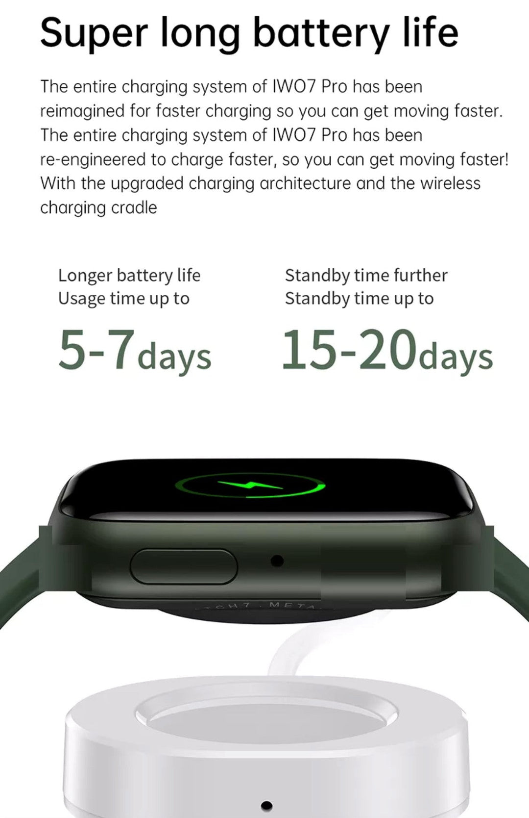 IWO7 Pro Pink Smart Watch South Africa