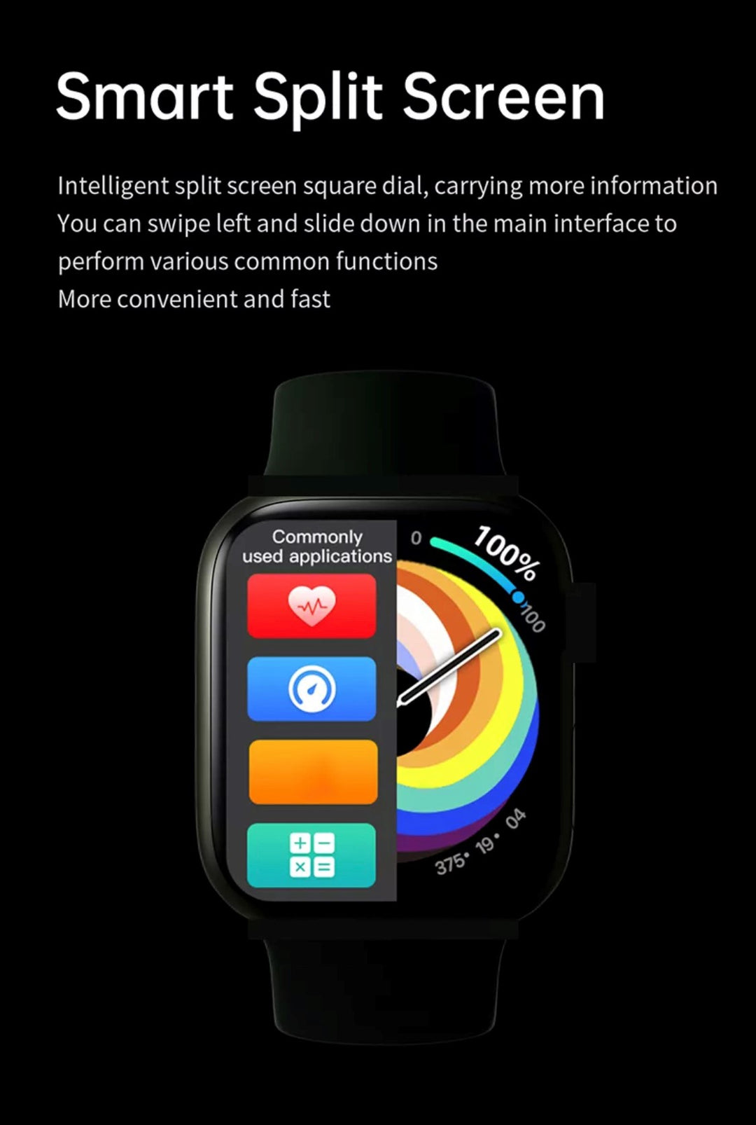 Iwo7 Pro Black | Best Ladies Smart Watch | Smart Watch South Africa