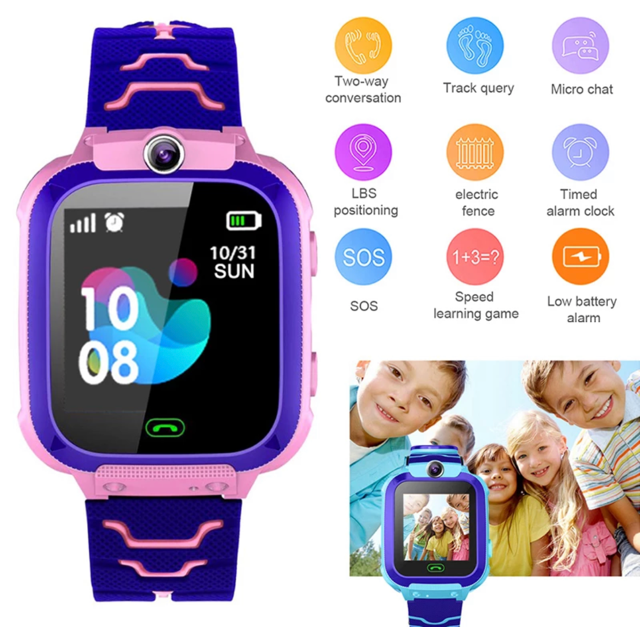 Q12 Smart Watch for Kids in Pink-Smart Watch South Africa
