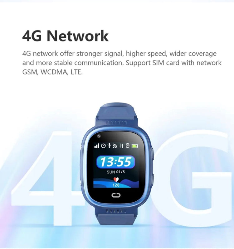 LT08 Kids Tracking GPS Smart Watch Black Smart Watch South Africa