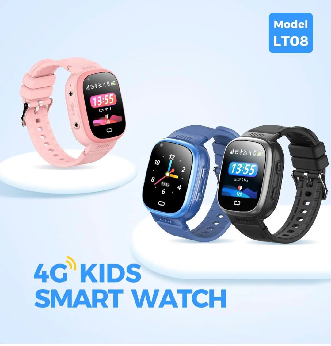 LT08 Kids Tracking GPS Smart Watch Black Smart Watch South Africa